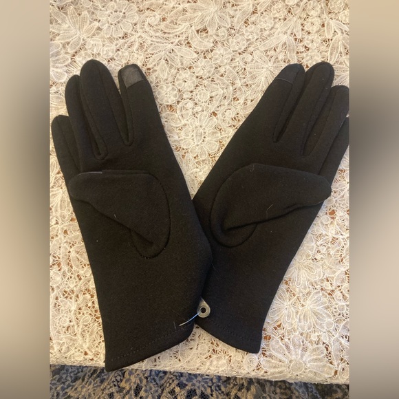 COPY - NWT EMBELLISHED Gloves Jack & Missy fleece lined texting gloves BLACK FA… - Picture 4 of 10